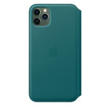 Capa Folio em couro Apple iPhone 11 Pro Max - Peacock