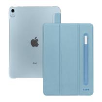 Capa Folio Policarbonato Azul para iPad Air 10.9" (2022/2020) Proteção Ultraleve com Suporte e Porta-lápis Laut