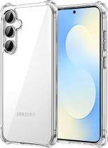 Capa Folmeikat compatível com Samsung Galaxy S25 FE 5G, capa protetora transparente de TPU flexível com absorção de impacto para Samsung Galaxy S25 FE 5G 2025, 6,7" (transparente)