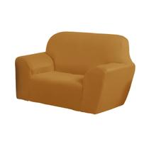 Capa Forro De Sofa 2 Lugares Lisa Elastex Premium Coladinha Várias Cores Ajusta no Sofá