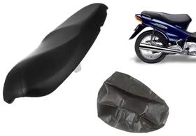 Capa Forro Para Banco Preta Honda Biz 100 1998 1999 2000 2001 2002 2003 2004 2005 - SO CAPAS