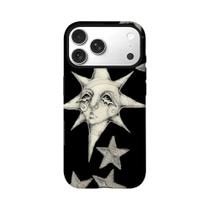 Capa Fosca 2 Em 1 Magsafe Para iPhone 17 16 15 14 plus pro Max, Antichoque, Rígida, Celestial Noir Capa Fosca 2 Em 1 Magsafe Para iPhone 17 16 15 14 plus pro Max, Antichoque, Rígida, Celestial Noir