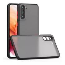 Capa Fosca Anti-Impacto Compatível Com Galaxy A54, A32, S20 FE, A16, S23, S22, A04E, A15, A50/A30S