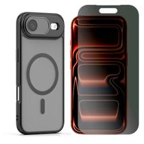 Capa Fosca magnética Para iPhone 17 Air Pelicula Privacidade CorPreto