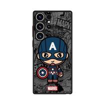 Capa Fosca Marvel Avengers (Groot & Deadpool) para Samsung Galaxy S24/S23/S22/S21/S20 FE