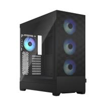 Capa Fractal Design Pop XL Air RGB em vidro temperado preto