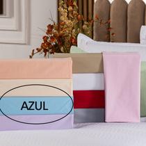 Capa Fronha de Xuxão Travesseiro de Corpo Cores Lisas Avulsa 1,45m x 45cm Percal 140 Fios 100 Algodão