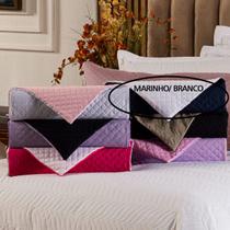 Capa Fronha de Xuxão Travesseiro de Corpo Matelado Dupla Face Avulsa 1,45m x 45cm Microfibra Matelada