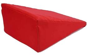 Capa / Fronha Para Travesseiro Encosto Triangular Vermelho