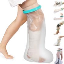 Capa fundida CIVJET impermeável para pernas de chuveiro para adultos com 20 cm de diâmetro