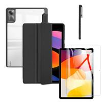 Capa fundo acrilico + vidro + caneta para Redmi Pad Se 11”