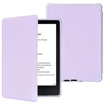 Capa FUWANG para Kindle 6" de 11ª geração 2024/2022 em couro PU roxa