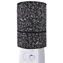 Capa Galão Água 20 Litros Filtro Bebedouro Cozinha em Tricoline Acabamento em Viés