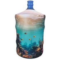 Capa Galão de Água 20L Invertido Estampa 006 Fundo do Mar Capa Galão de Água 20L Invertido Estampa 006 Fundo do Mar