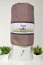 Capa Galão de Água Xadrez 20 L - Passarinhos