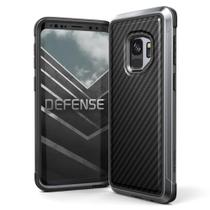 Capa Galaxy S9 Fibra de Carbono X-Doria Defense Lux Anti Impacto Proteção em Alumínio Premium