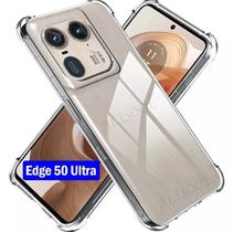 Capa Gel Air Cushion Para Moto Edge 50 Ultra - Transparente