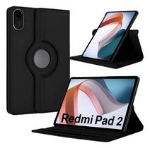 Capa Giratória 360 Tablet Xiaomi Redmi Pad 2 11 Polegadas Cor Preto