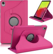 Capa Giratória 360° para Lenovo Tab M8 HD 8.0" (TB-8505F/X) - Capa de Couro Rosa