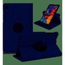 Capa Giratória azul+ Película para Galaxy Tab A7 Lite