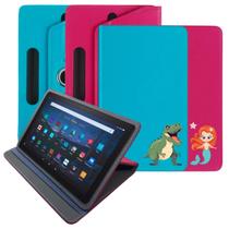 Capa Giratória c/ Desenho p/ Tablet Amazon Fire 7 Polegadas Capa Giratória c/ Desenho p/ Tablet Amazon Fire 7 Polegadas