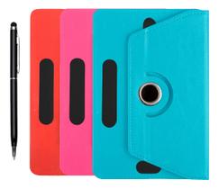 Capa Giratória + Caneta Touch Compatível Com Tablet Postivo Twist Tab+ Capa Giratória + Caneta Touch Compatível Com Tablet Postivo Twist Tab+