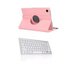 Capa Giratória Com Teclado Bluetooth Para Tablet Galaxy A9 Plus