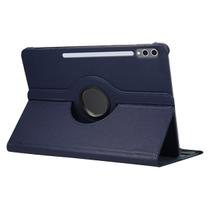 Capa Giratoria Compatível Com Samsung Tablet Galaxy Tab A11 A11+ Plus Capinha Carteira lisa Cor:azul escuroTamanho:S10