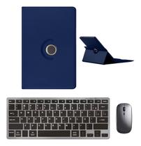 Capa Giratória Compativel Para Galaxy Tab A9 Plus + Teclado E Mouse