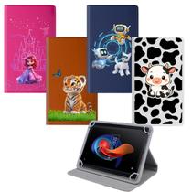 Capa Giratória Estampada para Tablet Multilaser M8 Multi - Suporte 360