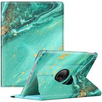 Capa giratória Fintie para iPad de 9ª, 8ª e 7ª geração Aqua Wave de 10,2"