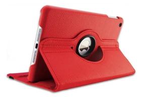 Capa Giratória iPad 2 3 4 2011/2012 Couro Vermelha