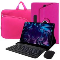Capa Giratória kit c Teclado Touchpad Rosa p/ Tablet 10.1 polegadas Capa Giratória kit c Teclado Touchpad Rosa p/ Tablet 10.1 polegadas