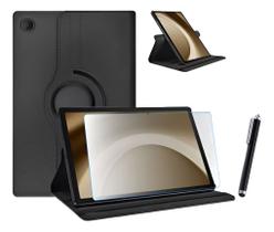 Capa Giratória P Tab A9 Plus + Película Vidro + Caneta Touch
