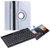 Capa Giratória p/ tablet A7 T500 T505+ Teclado/mouse sem fio: Elegância e Funcionalidade