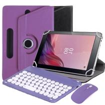 Capa Giratória P/ Tablet Lenovo M9 + Teclado Bluetooth + Mouse