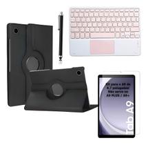 Capa Giratoria P/ Tablet Samsung A9 8.7' + Teclado Touch Pad