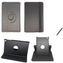 Capa Giratória P/ Tablet Samsung T510/t515 Preta + Caneta Touch - FAM