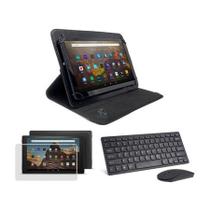 Capa Giratória Para Amazon Fire Hd10 2019 +teclado Mouse+ Pv