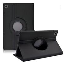 Capa Giratória Para Galaxy Tab A9 X110 / X115 / X117 - 8.7 Cor Preto