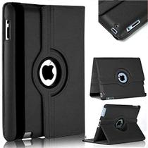 Capa Giratória para iPad 2/3/4 Rotação e Suporte (iPad 2º 3º 4º geração) Preta