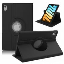 Capa Giratória para Ipad Mini A17 Pro Tela 8.3 Alta Proteção Preto Capa Giratória para Ipad Mini A17 Pro Tela 8.3 Alta Proteção Preto