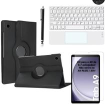 Capa Giratória Para Samsung Galaxy A9 8.7 Teclado Touch + Caneta + Pelicula