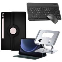 Capa Giratoria Para Samsung Galaxy Tab S9 10.9 + Teclado Mouse+ Suporte Tablet
