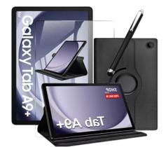 Capa Giratória para Tablet A9 Plus + Película De Vidro + Caneta Touch