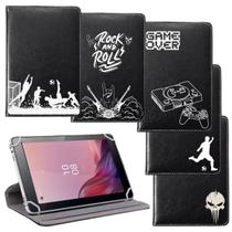 Capa Giratória Para Tablet Lenovo Tab M9 9 Polegadas Estampado Rock Futebol