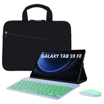 Capa Giratória para Tablet S9 FE com Teclado e Mouse + Luva de Proteção - DaiCase