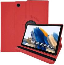 Capa Giratória para Tablet Samsung Galaxy Tab A8 X200/X205 10.5 vermelha + Película + Caneta Touch Capa Giratória para Tablet Samsung Galaxy Tab A8 X200/X205 10.5 vermelha + Película + Caneta Touch