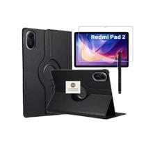 Capa Giratória + Película + Caneta Para Tablet Xiaomi Redmi Pad 2