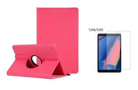 Capa Giratória + Película de Vidro Para Tablet Galaxy Tab A8 T290 T295 Capa Giratória + Película de Vidro Para Tablet Galaxy Tab A8 T290 T295